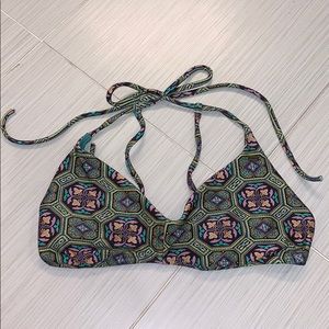 billabong strappy swim suit top